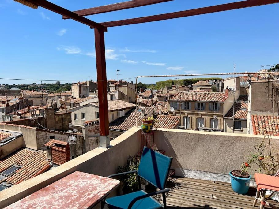 Une Ambiance Boheme Sur Les Toits De Sainte-Anne Montpellier Buitenkant foto